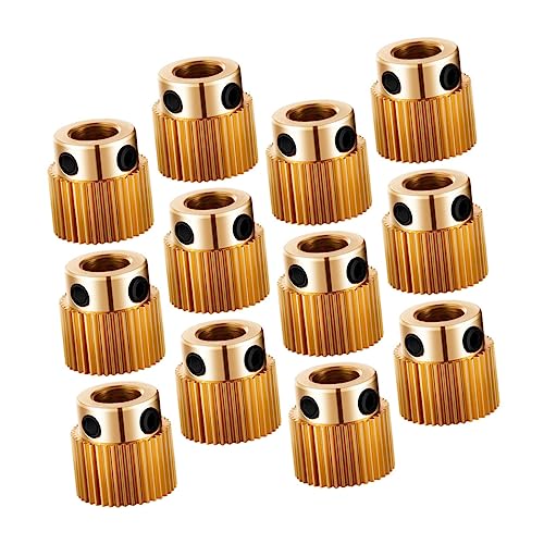 Zerodeko 20 Stück Vorschubgetriebe Rad Teile Gang Futtermittel Golden Messing Zerodeko 20 Stück Vorschubgetriebe Rad Teile Gang Futtermittel Golden Messing von Zerodeko