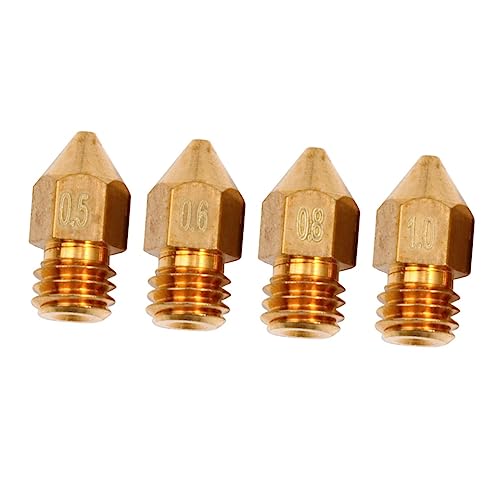 Zerodeko 24 Stück Zubehör Für 3d-drucker 3d-druckerdüse Messingdüse Für 3d-drucker Extruderdüse Golden Zerodeko 24 Stück Zubehör Für 3d-drucker 3d-druckerdüse Messingdüse Für 3d-drucker Extruderdüse Golden von Zerodeko