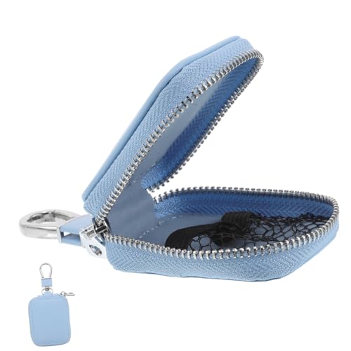 Zerodeko Kopfhörer Fall kopfhörer etui Geldbörse Schlüsselanhänger Damen Auto-Fob-Halter Schlüsselanhänger-Tasche süße Geldbörse Ohrstöpsel-Hülle Mini-Geldbörse Kunstleder Sky-Blue Zerodeko Kopfhörer Fall kopfhörer etui Geldbörse Schlüsselanhänger Damen Auto-Fob-Halter Schlüsselanhänger-Tasche süße Geldbörse Ohrstöpsel-Hülle Mini-Geldbörse Kunstleder Sky-Blue von Zerodeko