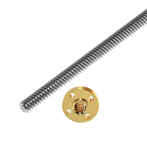 Zerodeko Schraubenzubehör führungsschiene maschinenfett stepper motor Maschinenwerkzeug step motor Gewindestange Schraube Drucker Teil Twist Schrittmotor Leitspindel t-förmige Leitspindel Zerodeko Schraubenzubehör führungsschiene maschinenfett stepper motor Maschinenwerkzeug step motor Gewindestange Schraube Drucker Teil Twist Schrittmotor Leitspindel t-förmige Leitspindel von Zerodeko