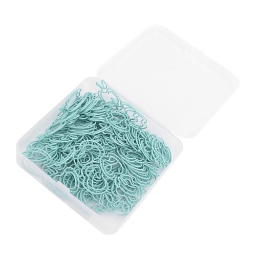 Büroversorgungen 100pcs Edelstahlpapier Clips Tragbare Fruchtförmige Lesezeichenpapier -Clips Office Supplies für die Organisation von Sortierpapieren Dokumente Dateien Geeignet von Zerodis