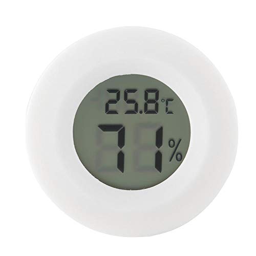 Zerodis Mini Digitales LCD Thermometer Hygrometer für Haustiere Luftfeuchtigkeit Temperaturmessgerät Thermo Hygrometer Inkubatoren Reptilien Zuchtbox Wetterstation Gewächshaus Keller von Zerodis