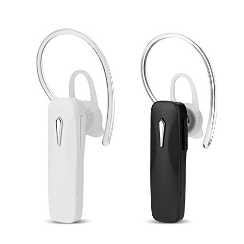 Zerone M163 Wireless Bluetooth Ohrhörer mit Mikrofon, Noise Cancelling True Wireless Bluetooth Headset V4.1 Freisprech Ohrhörer für Business/Meeting / Driving(Weiß) von Zerone