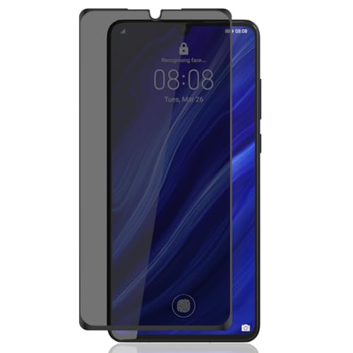 Zerrshoo Schutzfolie für HUAWEI P30 Sichtschut, HUAWEI P30 Panzer Schutz Glas Privatsphäre, 9H Panzerfolie/Anti-Spy, Displayschutz für HUAWEI P30 Schutzfolie Privacy 1 Stück von Zerrshoo