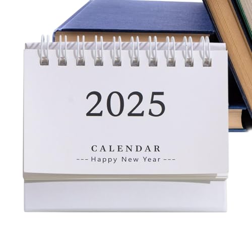 Zestvria 2025 Tischkalender,Stehkalender - Standkalender 2025 - Organisations- und Planungskalender, Schreibtischdekorationen, Familienplaner 2025 für Heimschulbüros von Zestvria