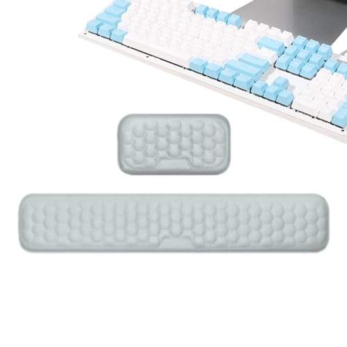 Zestvria Tastaturauflagen,Tastatur- und Mausauflagen | 2 Stück bequeme Handgelenkauflage aus -Schaum | Ergonomisches Tastatur-Mauspad-Set, rutschfeste Spiel-Handgelenkauflage, von Zestvria