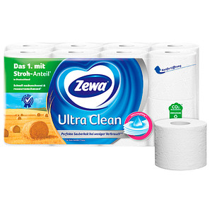 Zewa Toilettenpapier Ultra Clean 4-lagig, 16 Rollen von Zewa