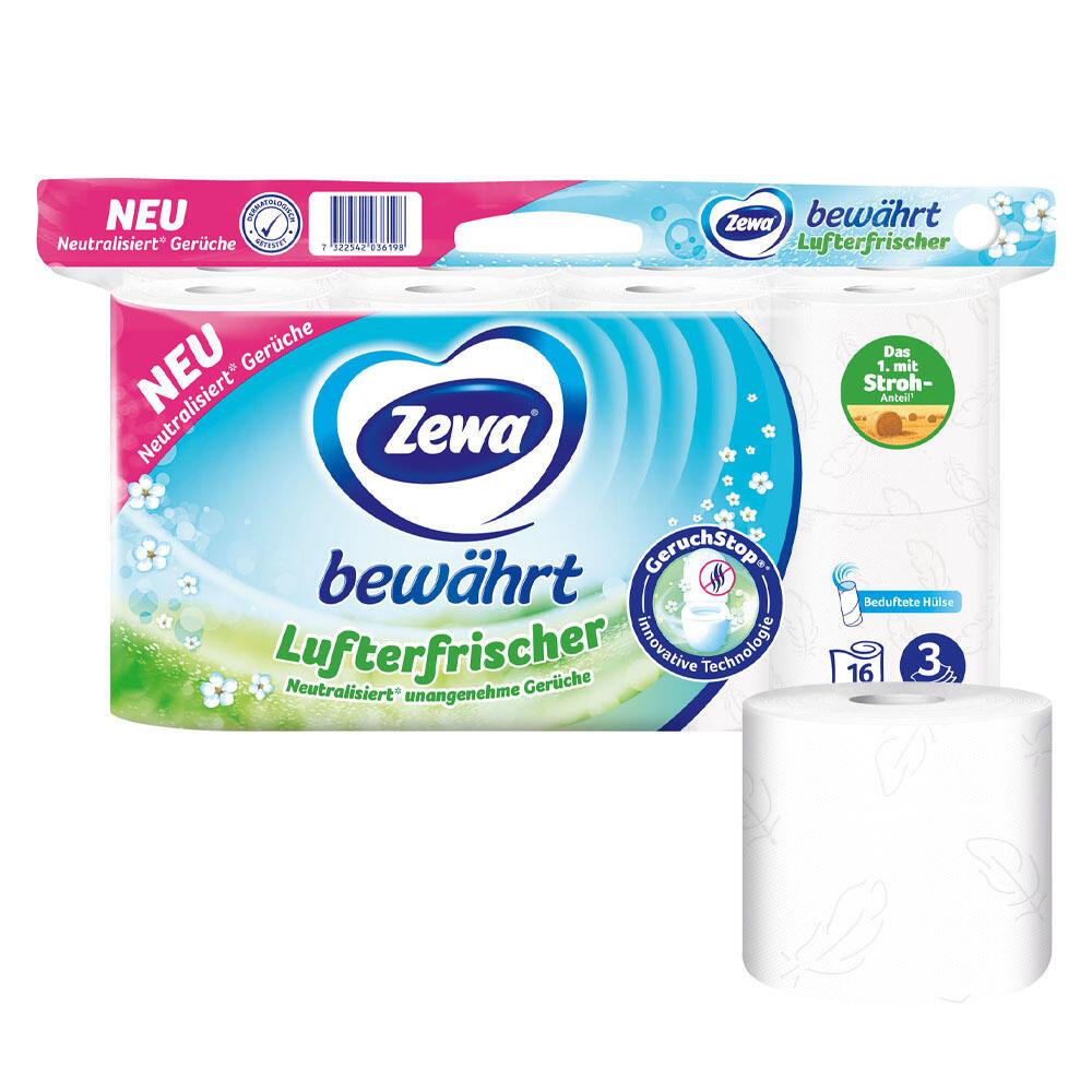 Zewa Toilettenpapier mit Geruchstop®-Technologie 3-lagig von Zewa