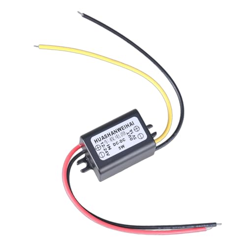 Zgehnao Effizienter Auto-Spannungsregler 12–24 V auf 5 V Wandler, Step-Down-Power-Modul für Elektronik-LED-Licht-Player von Zgehnao