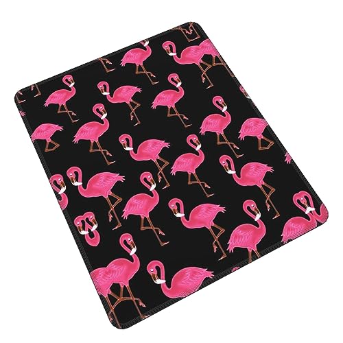 Mauspad mit niedlichem rosa Flamingos, rutschfeste Gummiunterseite, Tastatur-Pad, Gaming-Mauspad von Zhengjia