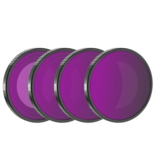 ND Filter für Insta360 GO 3S, CPL UV ND8 ND16 ND32 ND64 Polarisationsfilter Sportkamera Objektiv Filter Kit für Insta360 GO 3S (ND8+ND16+ND32+ND64) von Zhixteu