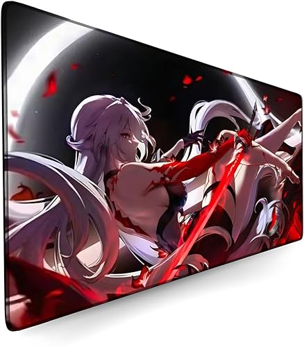 Zhrupen Anime Mouse Pad Honkai: Star Rail Acheron Anime Desk Mat Keyboard Mat Large Mouse Pads Rubber Mouse Pads (900x400mm) ﻿ von Zhrupen