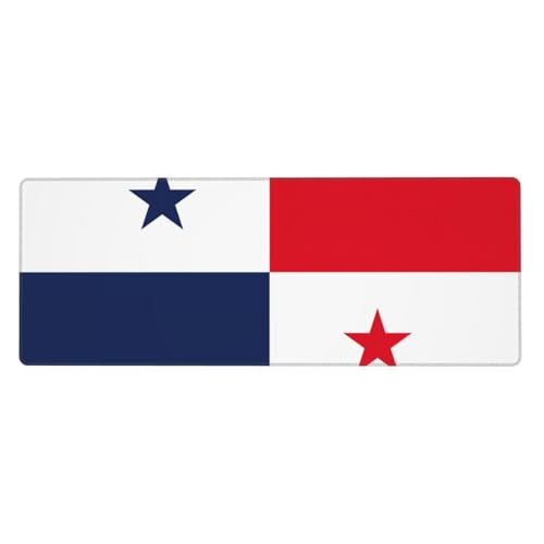 Zhuanyun Extra große Gummi-Tastaturunterlage mit Flagge von Panama, Premium-Schreibtischunterlage zum Schreiben, Computer-Desktop-Gebrauch Zhuanyun Extra große Gummi-Tastaturunterlage mit Flagge von Panama, Premium-Schreibtischunterlage zum Schreiben, Computer-Desktop-Gebrauch von Zhuanyun