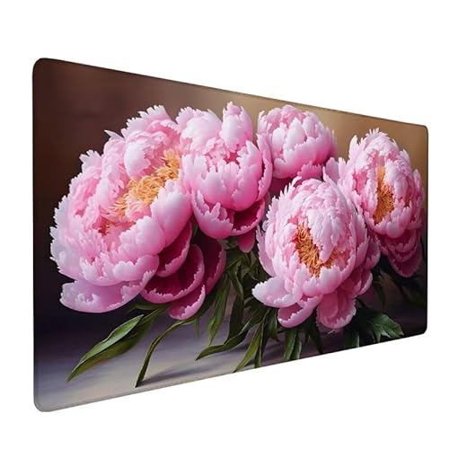 Mauspad Landschaft Mauspad XXL 1200x600x3mm,Mauspad Gaming Blume,Large Size Schreibtisch Unterlage,Wasserdicht Mouse Pad,GenäHte Kanten,Rutschfest,Improved Precision And Speed,Office GeschenkXZ-360 von Zhynfiie