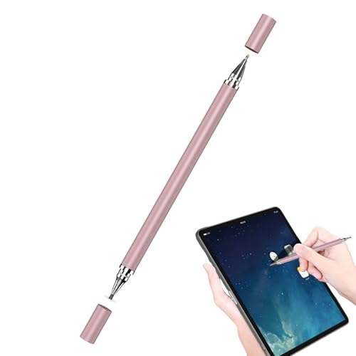 Zibeem Smartphone-Kugelschreiber, Kugelschreiber für Touchscreens | Doppelkopfstift,Bildschirmfester Tablet-Stift für Touchscreen, hochpräziser Kugelschreiber, Touchscreen-Kugelschreiber von Zibeem