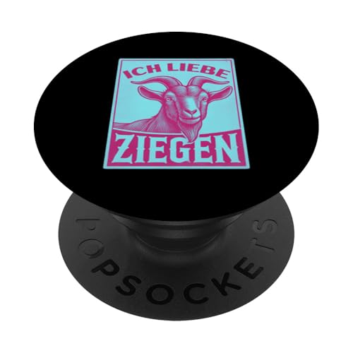 Ziege Ziegen Ziegeliebhaber Bauer Bauernhof Ziege PopSockets Klebender PopGrip von Ziegen Shirt für Ziegenliebhaber Geschenke