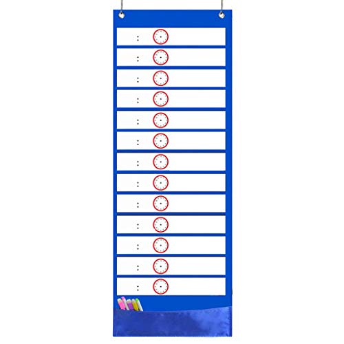 Praktischer Zeitplan Taschendiagramm Lerntafeln mit 13 Karten für Büro, Zuhause, Schule, Vorschule Aktivitäten von Zktfyshk