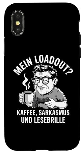 Mein Loadout: Kaffee Sarkasmus Lesebrille – Lustig & Nerdig Hülle für iPhone X/XS Mein Loadout: Kaffee Sarkasmus Lesebrille – Lustig & Nerdig Hülle für iPhone X/XS von Zocker Kaffee Club