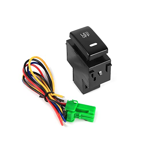 Zohisin DC 12 24 V Auto-Nebelscheinwerferschalter, Tagfahrlichtschalter für Qashqai, Juke, Tiida, Almera. Neu. Hergestellt aus feuerfestem ABS und Kupfermaterial. Langlebig und Zohisin DC 12 24 V Auto-Nebelscheinwerferschalter, Tagfahrlichtschalter für Qashqai, Juke, Tiida, Almera. Neu. Hergestellt aus feuerfestem ABS und Kupfermaterial. Langlebig und von Zohisin