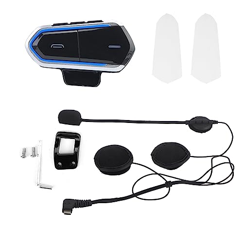 Zohisin Kabelloser Bluetooth-Kopfhörer für Motorradhelme zum Freisprechen mit speziellem Design, angenehmes Tragegefühl, größere Akkukapazität von 450 mAh, längere Standby- und Zohisin Kabelloser Bluetooth-Kopfhörer für Motorradhelme zum Freisprechen mit speziellem Design, angenehmes Tragegefühl, größere Akkukapazität von 450 mAh, längere Standby- und von Zohisin