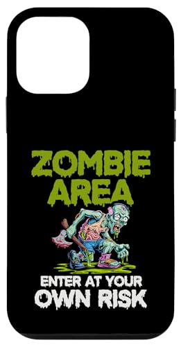 Hülle für iPhone 12 mini Zombie-Bereich betreten auf eigene Gefahr Zombies Trick or Treat von Zombie Halloween Lover Gifts