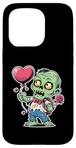 Hülle für iPhone 15 Pro Valentinstag Zombie Zombies Horror Halloween von Zombie Halloween Lover Gifts