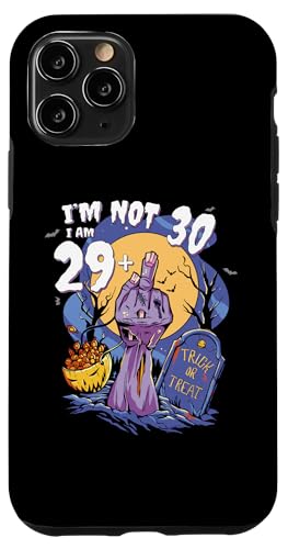 Hülle für iPhone 11 Pro Spooky 30th Birthday - 29 + Zombie Finger for Halloween von Zombie Themed Birthday Outfit for Halloween Fans