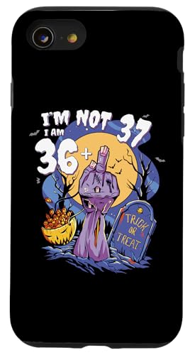 Hülle für iPhone SE (2020) / 7 / 8 37th Birthday Zombie Tee - 36 + Zombie Finger for Halloween von Zombie Themed Birthday Outfit for Halloween Fans