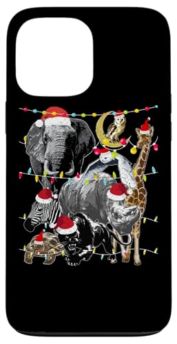 Hülle für iPhone 13 Pro Max Zootiere Weihnachtsbeleuchtung Dschungelsafari von Zookeeper Costume Jungle Animal TS. Co