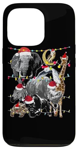 Hülle für iPhone 13 Pro Zootiere Weihnachtsbeleuchtung Dschungelsafari von Zookeeper Costume Jungle Animal TS. Co