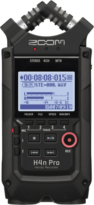 Zoom H4N Pro Tragbarer MP3-/Wellenrekorder von Zoom