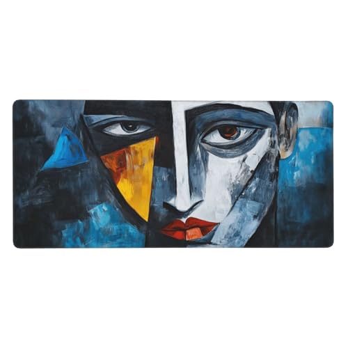 Gaming Mauspad Bunt, Mädchen Mauspad XXL 600x300x4mm, Anti Rutsch Basis und Wasser Resistent Weiche Oberfläche Mouse Pad Verbesserung Präzision und Geschwindigkeit der Büroarbeit, Zimmer Deko-GZ394 von Zosoore