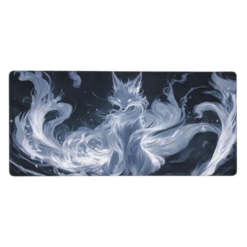 Gaming Mauspad Traum, Fuchs Mauspad XXL 700x300x4mm, Anti Rutsch Basis und Wasser Resistent Weiche Oberfläche Mouse Pad Verbesserung Präzision und Geschwindigkeit der Büroarbeit, Zimmer Deko-GZ1020 von Zosoore