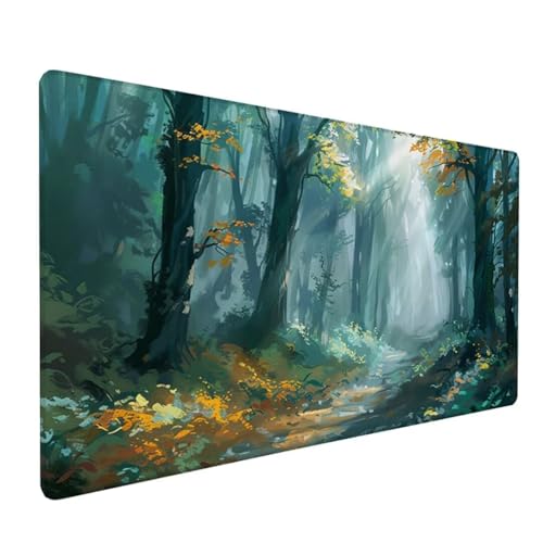 Gelb Schreibtischunterlage Blume Mousepad Groß 1600 x 800 x 3 mm XXL Mauspad mit Wasserdicht rutschfest Gummibasis, für PC MacBook und Laptop Mousepad Gaming Zubehör für Büro Deko Aesthetic Z-684 von Zoulile