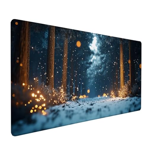 Grau Schreibtischunterlage Abstrakt Mousepad Groß 1600 x 800 x 3 mm XXL Mauspad mit Wasserdicht rutschfest Gummibasis, für PC MacBook und Laptop Mousepad Gaming Zubehör für Büro Deko Aesthetic Z-157 von Zoulile