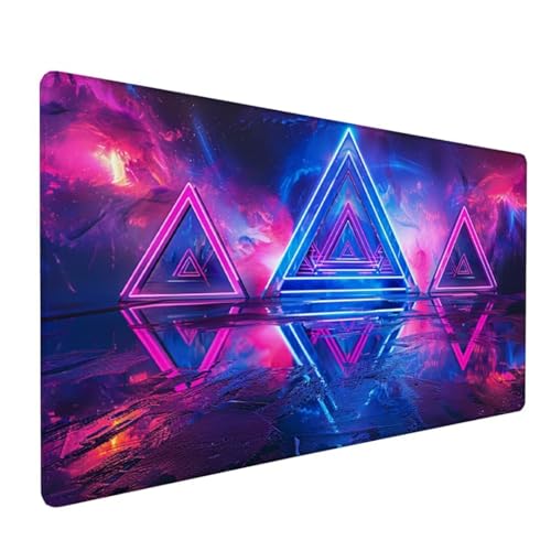 Rosa Schreibtischunterlage Cool Mousepad Groß 1600 x 800 x 3 mm XXL Mauspad mit Wasserdicht rutschfest Gummibasis, für PC MacBook und Laptop Mousepad Gaming Zubehör für Büro Deko Aesthetic Z-720 von Zoulile