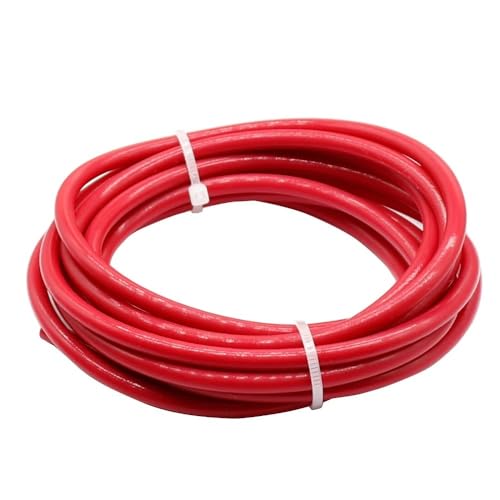 Zqunzh 1/2/5/10 Meter 2x4mm ID 2mm OD 4mm PTFE Rohr for 3D Drucker Teile Rohr for Bowdeny J-Kopf 1,75mm Filament Führungsrohr Ender3 v2 CR10(Red,2M) von Zqunzh