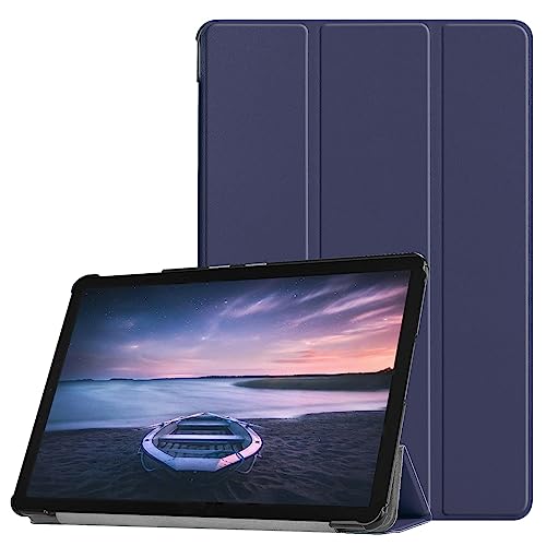 Zrengp Schutzhülle für Samsung Galaxy Tab S4 10.5 T830 T835 T837 4G LTE (2018 Release) Tablet, ultradünn, dünn, Folio-Ständer, Lederhülle für Galaxy Tab S4 10.5 2018 SM-T830 SM-T835C SM-T837V von Zrengp