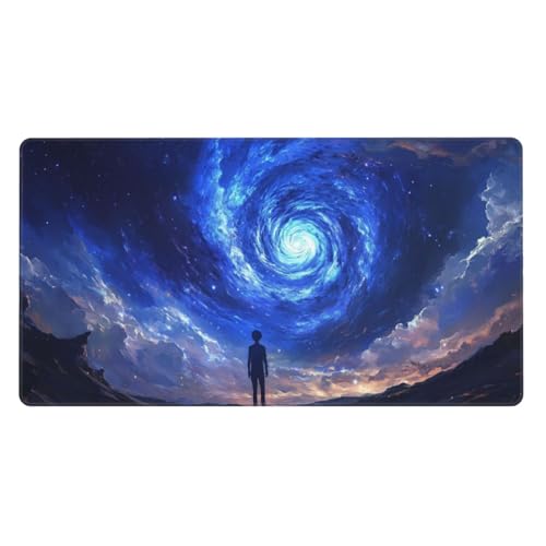 Mauspad Groß Apfel Schreibtischunterlage Groß 800x300x3mm XXL Mousepad Fantasie Mouse pad Zubehör mit Anti Rutsch Basis Mouse Pad Wasserdicht und Langlebig, Gaming Zubehör für Home Zimmer Deko von Zsoxooll