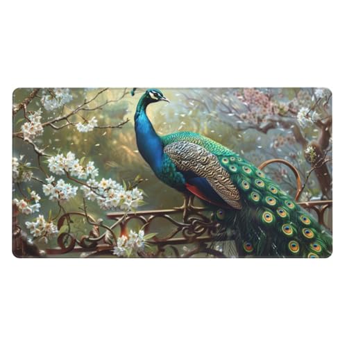 Mauspad Groß Auge Schreibtischunterlage Groß 800x300x3mm XXL Mousepad abstrakt Mouse pad Zubehör mit Anti Rutsch Basis Mouse Pad Wasserdicht und Langlebig, Gaming Zubehör für Home Zimmer Deko von Zsoxooll