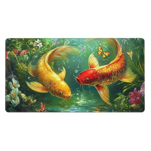 Mauspad Groß Hahn Schreibtischunterlage Groß 800x300x3mm XXL Mousepad Tier Mouse pad Zubehör mit Anti Rutsch Basis Mouse Pad Wasserdicht und Langlebig, Gaming Zubehör für Home Zimmer Deko, Geschenke von Zsoxooll