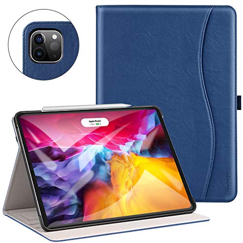 ZtotopCase Schutzhülle für iPad Pro 27,9 cm (11 Zoll), 2021/2020, Premium-Leder-Folio-Ständer, Smart-Cover mit automatischer Sleep/Wake-Funktion, unterstützt iPad Pencil Aufladen für iPad Pro 11 Zoll von ZtotopCases