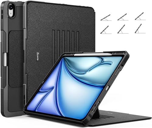 ZtotopCases für Neu iPad Air 13 Zoll Hülle M2 2024,Magnetisch Schutzhülle mit Stifthalter, Stoßfest Sturzfest Hülle, Automatischem Schlaf/Aufwach für iPad Air 13"(M2),Schwarz von ZtotopCases