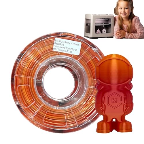 Zuasdvnk Filament 1,75 mm, Seidenfilament 1,75 - Spulenfilament 1,75 mm - Spulenfilament, zweifarbiges 3D-Druckfilament, 3D-Drucker-Verbrauchsmaterialien für die meisten 3D-Drucker von Zuasdvnk