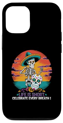 Hülle für iPhone 14 Tag Der Toten Mexikanischer Dia De Los Muertos Zuckerschädel von Zuckerschädel & Halloween - Tag Der Toten