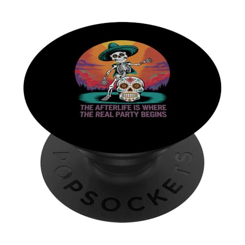 Tag Der Toten Mexikanischer Dia De Los Muertos Zuckerschädel PopSockets Klebender PopGrip von Zuckerschädel & Halloween - Tag Der Toten