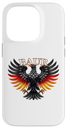 Hülle für iPhone 14 Pro Baur Nachname Familienname Surname Family Last Name von Zuname Family Name Merch Apparel Tees And Stuff