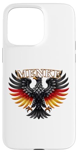 Hülle für iPhone 15 Pro Max Menke Nachname Familienname Surname Family Last Name von Zuname Family Name Merch Apparel Tees And Stuff