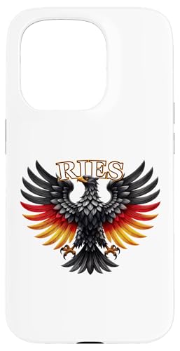 Hülle für iPhone 15 Pro Ries Nachname Familienname Surname Family Last Name von Zuname Family Name Merch Apparel Tees And Stuff