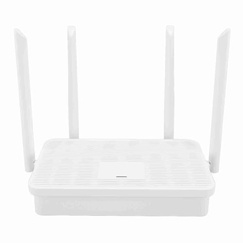 AC1200Mbps-WLAN-Router, 2,4-GHz-5-GHz-Dualband-Wireless-Internet-Router mit 4 X 10/100-Mbps-Ethernet-Ports, Gigabit, Unterstützt Gast-WLAN IPv6, Kindersicherung (EU-Stecker) von Zunate